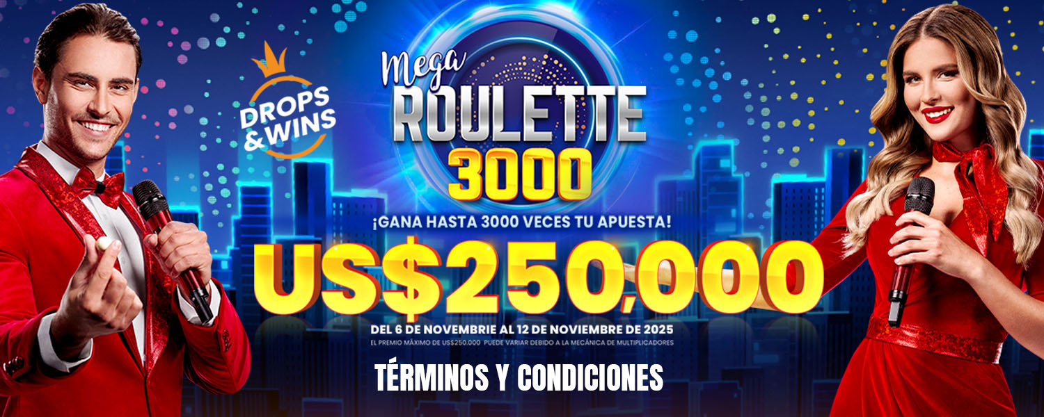 Términos y Condiciones Mega Roulette 3000